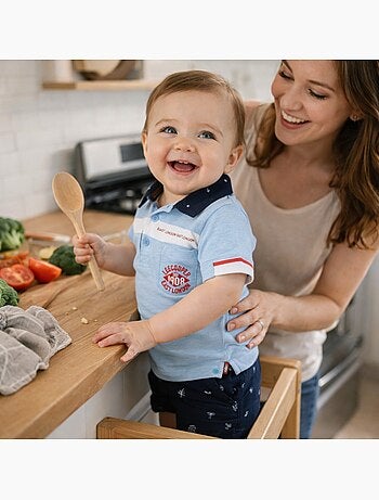 Lee Cooper - Conjunto polo y short bebé