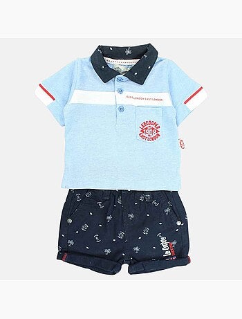 Lee Cooper - Conjunto polo y short bebé