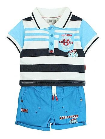 Lee Cooper - Conjunto polo y short bebé