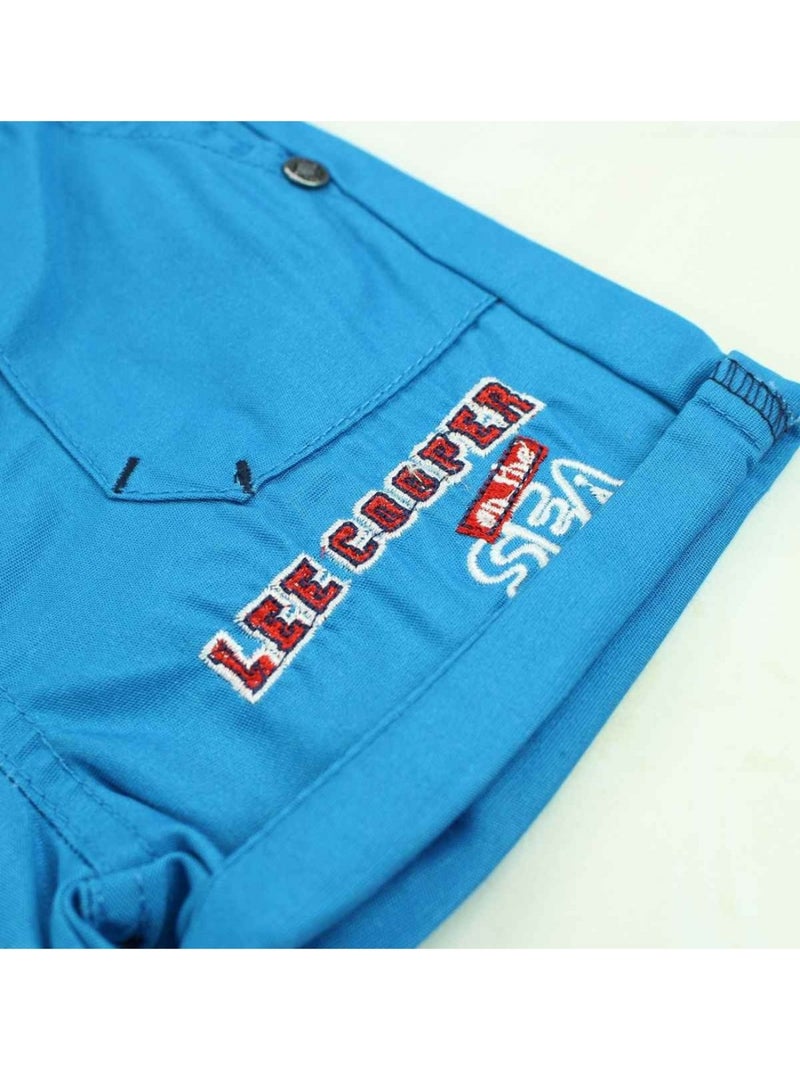 Lee Cooper - Conjunto polo y short bebé Azul - Kiabi
