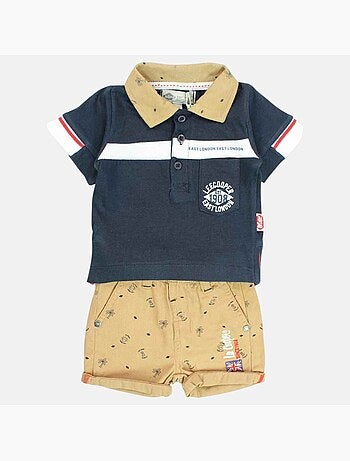 Lee Cooper - Conjunto polo y short bebé