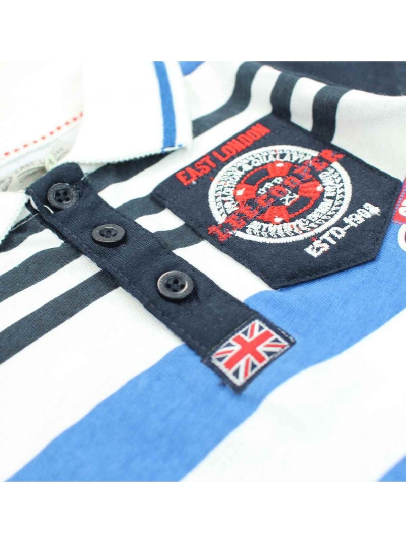 Lee Cooper - Conjunto polo y short bebé Azul marino - Kiabi