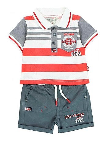 Lee Cooper - Conjunto polo y short bebé