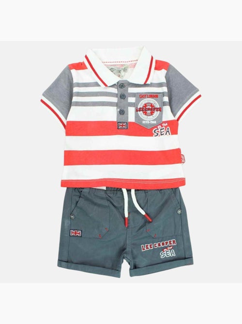 Lee Cooper - Conjunto polo y short bebé - Kiabi