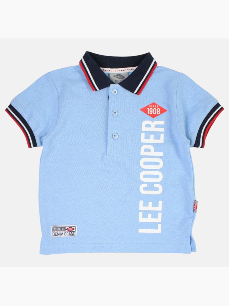 Lee Cooper - Conjunto polo y short bebé niño Azul - Kiabi