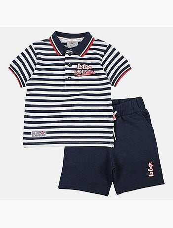 Lee Cooper - Conjunto polo y short bebé niño