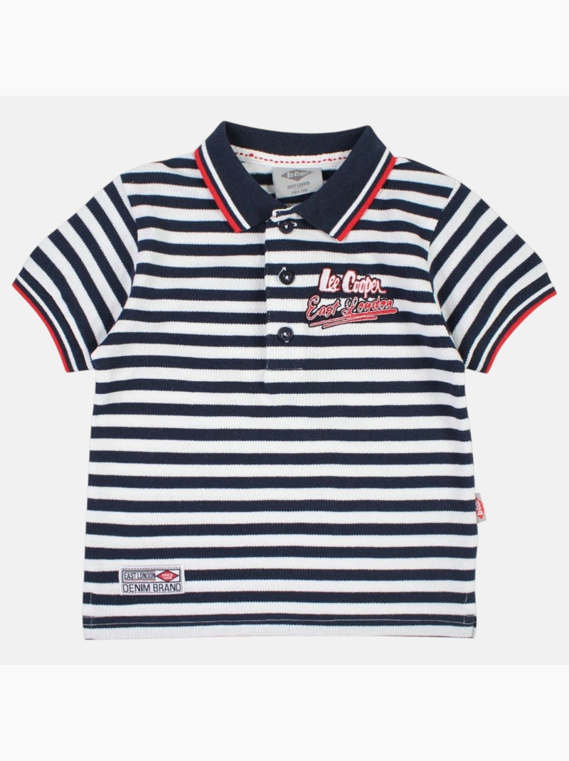 Lee Cooper - Conjunto polo y short bebé niño Azul marino - Kiabi