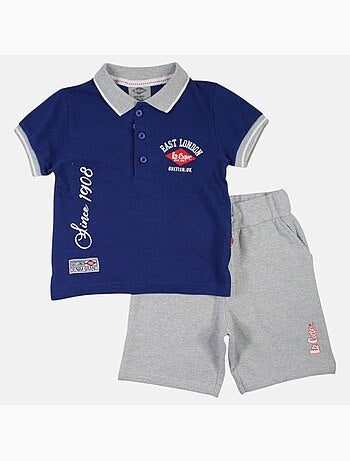 Lee Cooper - Conjunto polo y short bebé niño