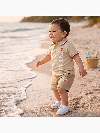 Lee Cooper - Conjunto polo y short bébé niño
