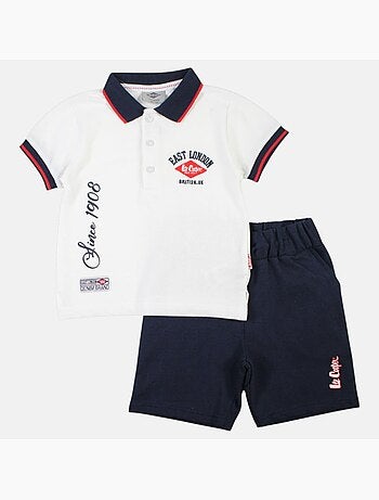 Lee Cooper - Conjunto polo y short bebé niño