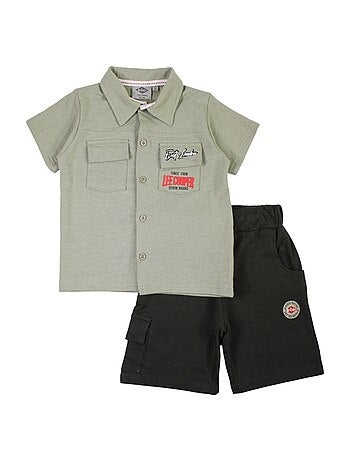 Lee Cooper - Conjunto polo y short bebé niño