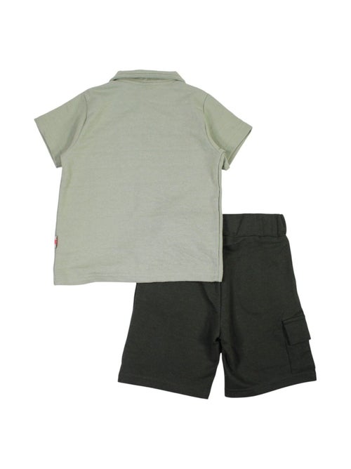 Lee Cooper - Conjunto polo y short bebé niño - Kiabi Lee Cooper - Conjunto polo y short bebé niño - Kiabi