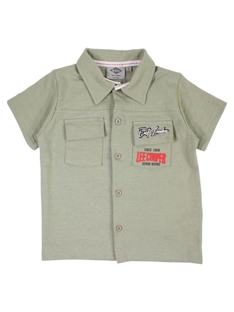 Lee Cooper - Conjunto polo y short bebé niño Caqui - Kiabi