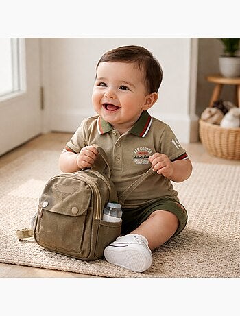 Lee Cooper - Conjunto polo y short bebé niño