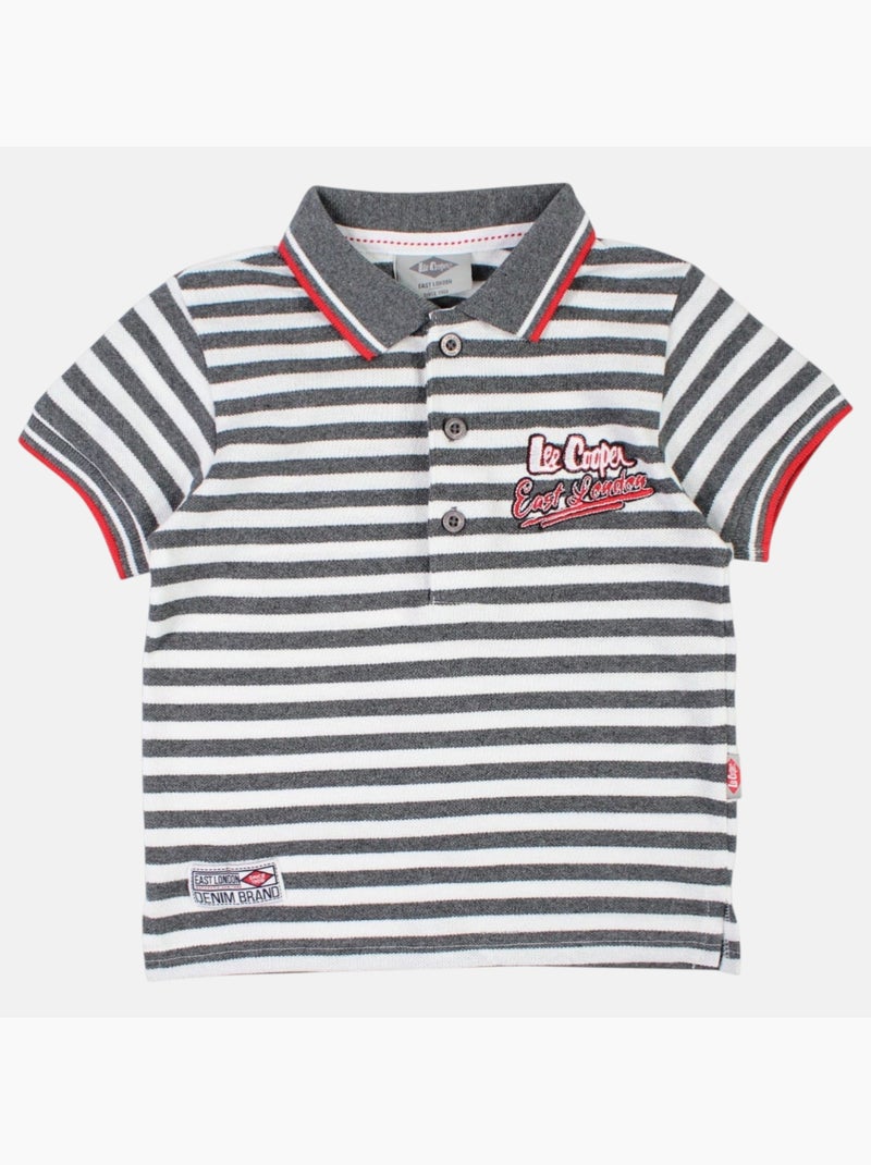 Lee Cooper - Conjunto polo y short bebé niño Gris - Kiabi