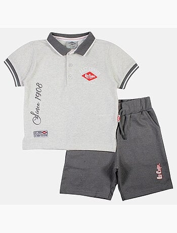 Lee Cooper - Conjunto polo y short bebé niño