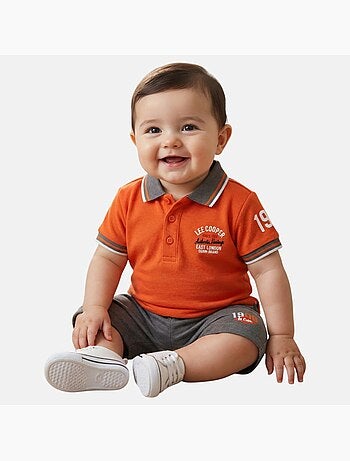 Lee Cooper - Conjunto polo y short bebé niño