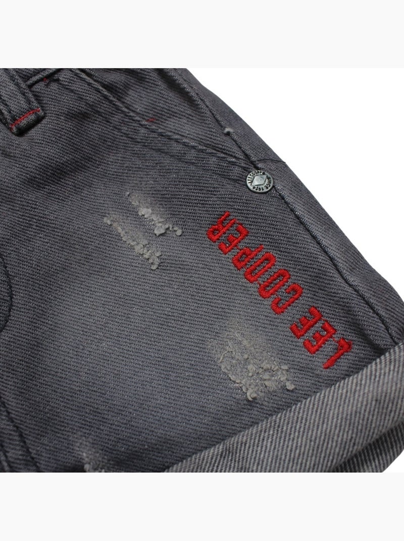 Lee Cooper - Conjunto polo y short bebé Rojo - Kiabi