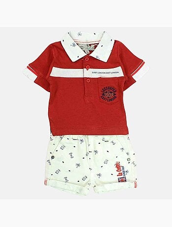 Lee Cooper - Conjunto polo y short bebé
