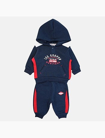 Lee Cooper - Conjunto sudadera con capucha y pantalón de jogging bebé