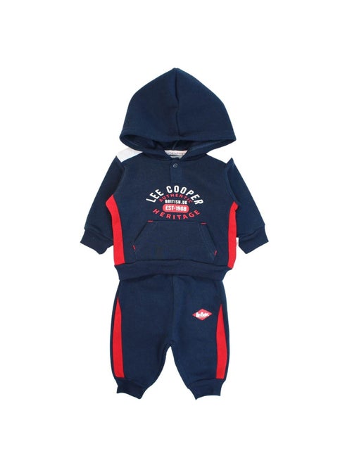 Lee Cooper - Conjunto sudadera con capucha y pantalón de jogging bebé - Kiabi Lee Cooper - Conjunto sudadera con capucha y pantalón de jogging bebé - Kiabi