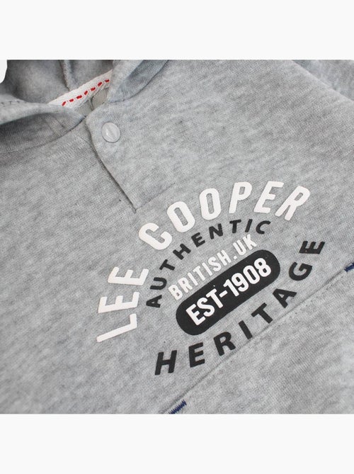 Lee Cooper - Conjunto sudadera con capucha y pantalón de jogging bebé - Kiabi Lee Cooper - Conjunto sudadera con capucha y pantalón de jogging bebé - Kiabi