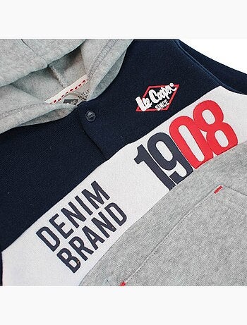Lee Cooper - Conjunto sudadera con capucha y pantalón de jogging bebé