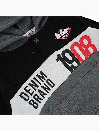 Lee Cooper - Conjunto sudadera con capucha y pantalón de jogging bebé
