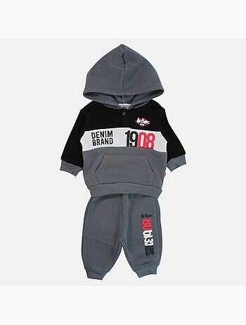 Lee Cooper - Conjunto sudadera con capucha y pantalón de jogging bebé