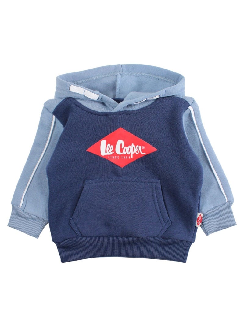 Lee Cooper - Conjunto sudadera con capucha y pantalón de jogging bebé niño Azul marino - Kiabi