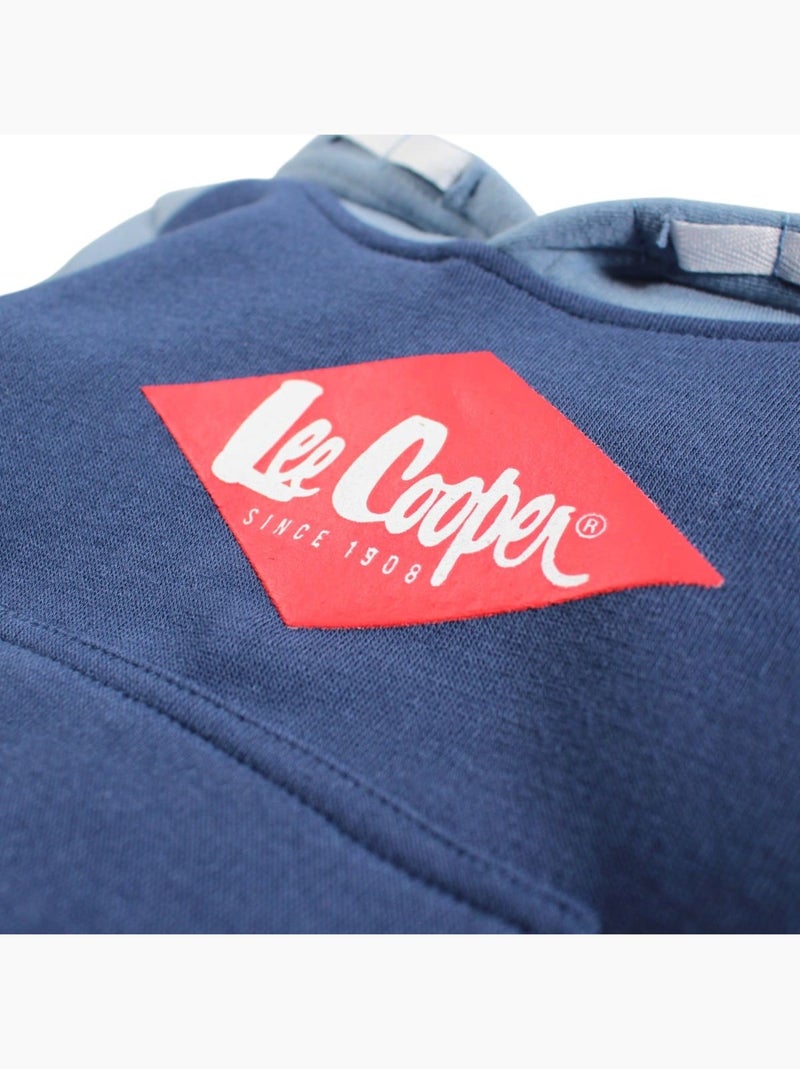 Lee Cooper - Conjunto sudadera con capucha y pantalón de jogging bebé niño Azul marino - Kiabi