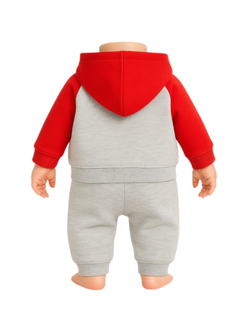 Lee Cooper - Conjunto sudadera con capucha y pantalón de jogging bebé niño Gris - Kiabi