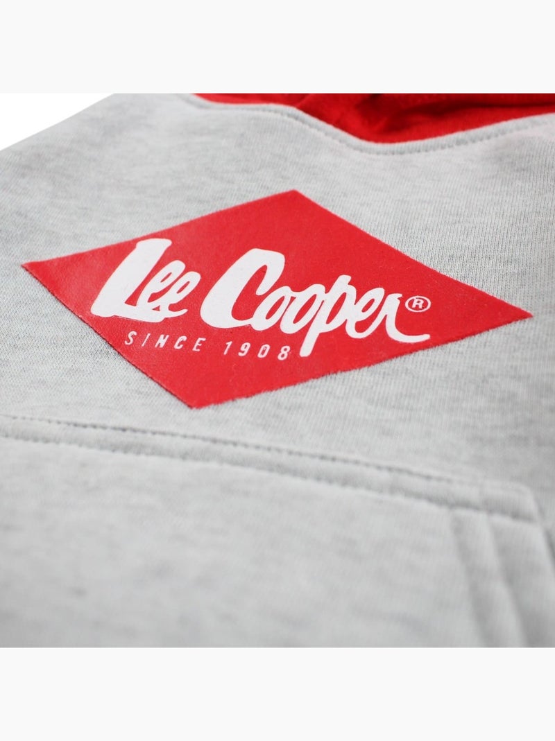 Lee Cooper - Conjunto sudadera con capucha y pantalón de jogging bebé niño Gris - Kiabi