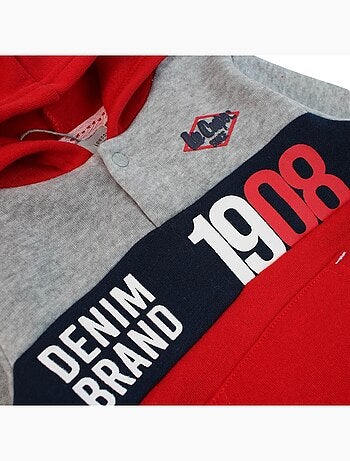 Lee Cooper - Conjunto sudadera con capucha y pantalón de jogging bebé