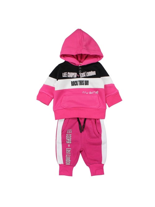Lee Cooper - Conjunto sudadera con capucha y pantalón de jogging bebé - Kiabi