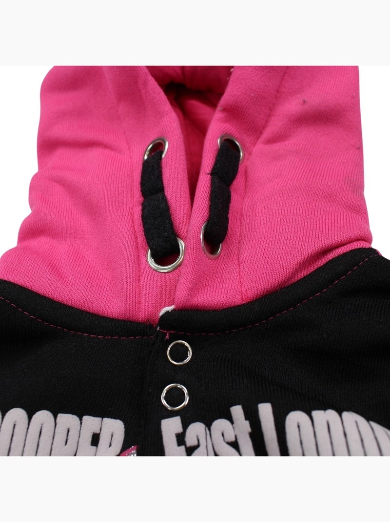 Lee Cooper - Conjunto sudadera con capucha y pantalón de jogging bebé Rosa fucsia - Kiabi