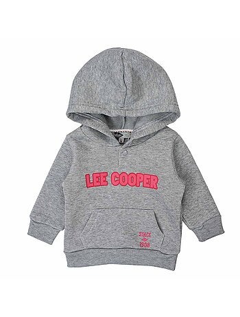 Lee Cooper - Conjunto sudadera con capucha y pantalón de jogging con plumífero bebé niña