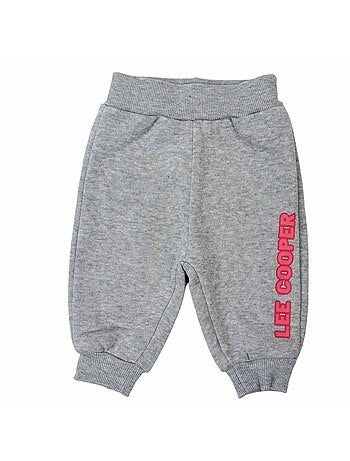 Lee Cooper - Conjunto sudadera con capucha y pantalón de jogging con plumífero bebé niña