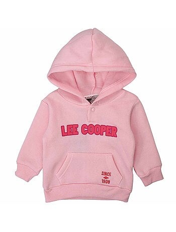 Lee Cooper - Conjunto sudadera con capucha y pantalón de jogging con plumífero bebé niña