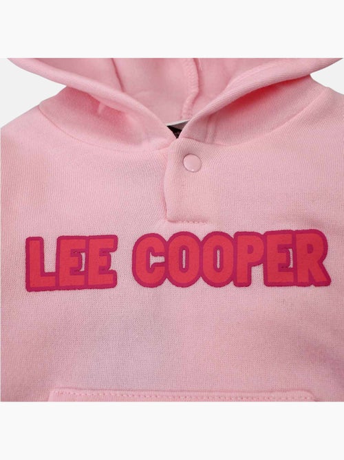 Lee Cooper - Conjunto sudadera con capucha y pantalón de jogging con plumífero bebé niña - Kiabi Lee Cooper - Conjunto sudadera con capucha y pantalón de jogging con plumífero bebé niña - Kiabi
