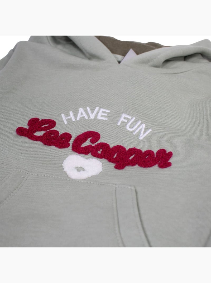 Lee Cooper - Conjunto sudadera con capucha y pantalón de jogging niña Gris - Kiabi