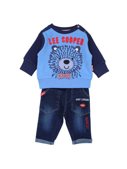 Lee Cooper - Conjunto sudadera y pantalón bebé - Kiabi Lee Cooper - Conjunto sudadera y pantalón bebé - Kiabi