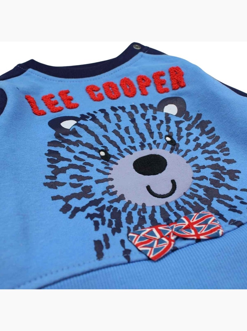 Lee Cooper - Conjunto sudadera y pantalón bebé Azul marino - Kiabi