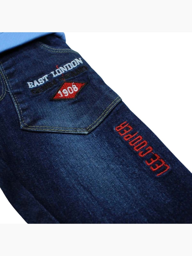Lee Cooper - Conjunto sudadera y pantalón bebé Azul marino - Kiabi
