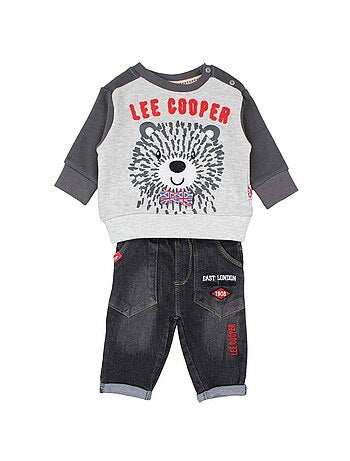 Lee Cooper - Conjunto sudadera y pantalón bebé
