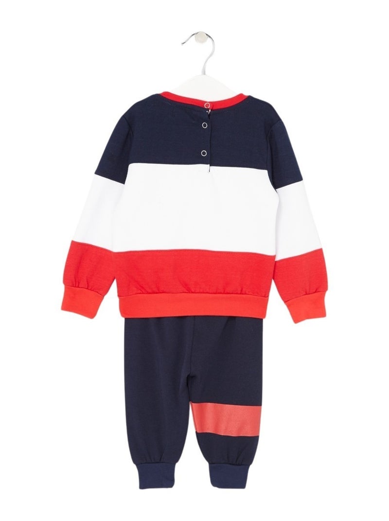 Lee Cooper - Conjunto sudadera y pantalón de jogging bebé Azul marino - Kiabi