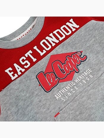 Lee Cooper - Conjunto sudadera y pantalón de jogging bebé