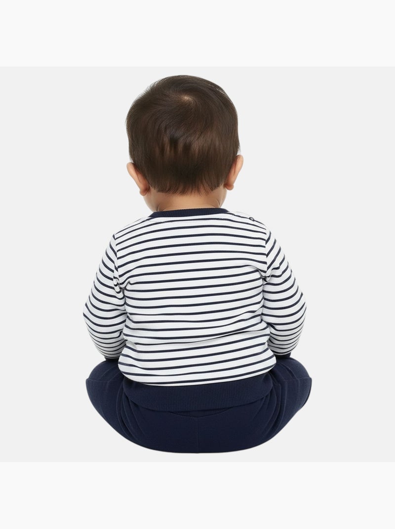 Lee Cooper - Conjunto sudadera y pantalón de jogging bebé niña Azul marino - Kiabi