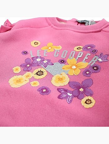 Lee Cooper - Conjunto sudadera y pantalón de jogging bebé niña