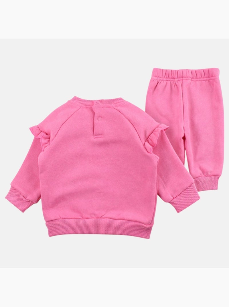 Lee Cooper - Conjunto sudadera y pantalón de jogging bebé niña Rosa - Kiabi
